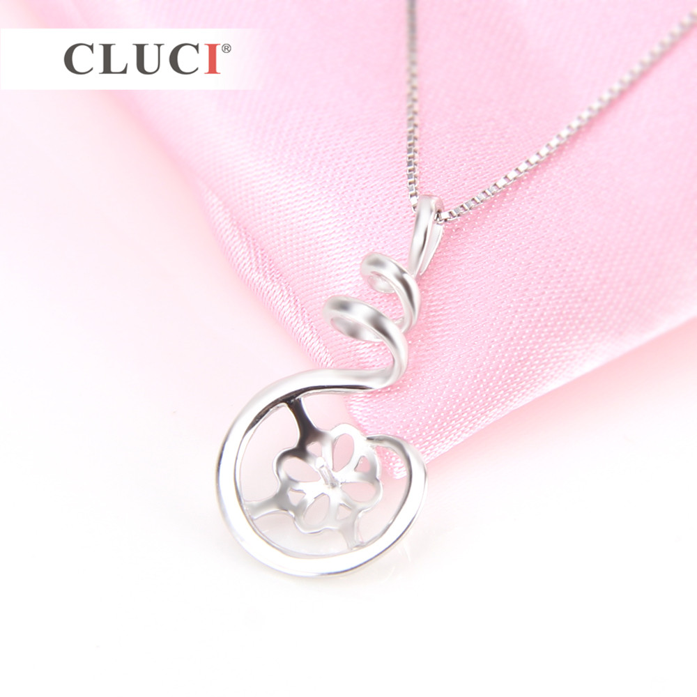 CLUCI-925 스털링 실버 펜던트 세팅 진주 Diy - Pearl Trim Chain 리뷰 및 가격