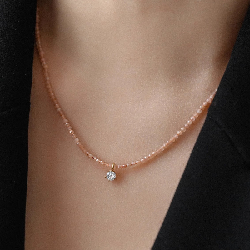 여성을위한 패션 빈티지 섹시한 지르콘 펜던트 목걸이 B - Pearl Trim Chain 리뷰 및 가격