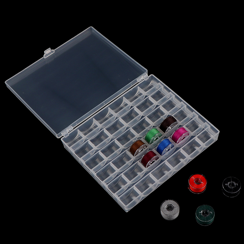 1pc 36 스풀 빈 보빈 보관 상자 재봉 액세서리 도 - Craft Embellishment Storage 리뷰 및 가격