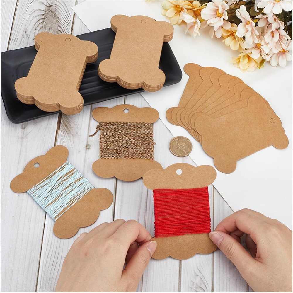80Pcs 자수 스레드 골판지 보빈 치실 보빈 홀더 크 - Organza Ribbon Spool 리뷰 및 가격