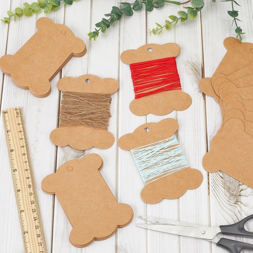 80Pcs 자수 스레드 골판지 보빈 치실 보빈 홀더 크 - Organza Ribbon Spool 리뷰 및 가격
