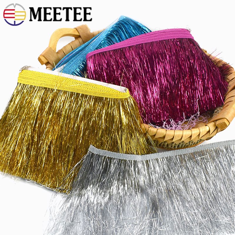 10M 10/15/20cm 반짝이는 메탈릭 태슬 프린지 - Fringe Ribbon Sewing 리뷰 및 가격