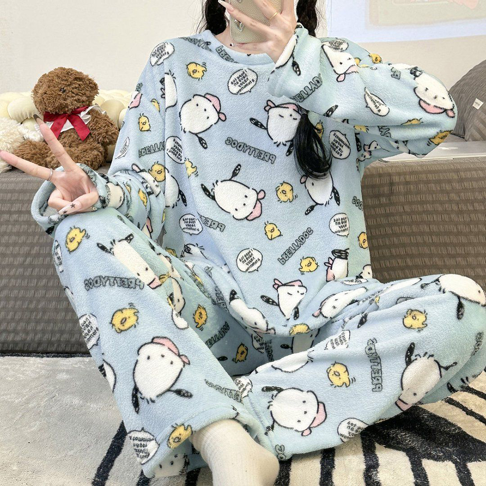 Sanrio Pompom Purin 겨울 잠옷 Y2K  - Embellish Knit 리뷰 및 가격
