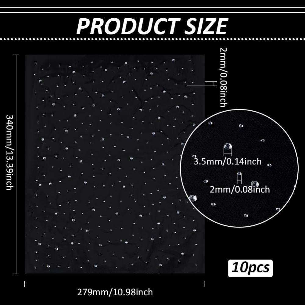 10장 글리터 핫픽스 라인스톤 다리미 부착 라인스톤 데 - Hotfix Rhinestone Sheet 리뷰 및 가격