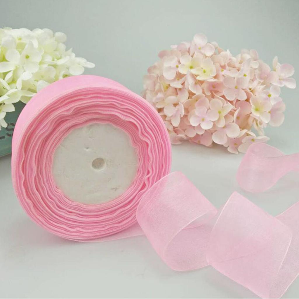 얇은 오간자 리본 폴리에스터 튤 롤 긴 리본 롤 웨딩  - Organza Ribbon Spool 리뷰 및 가격