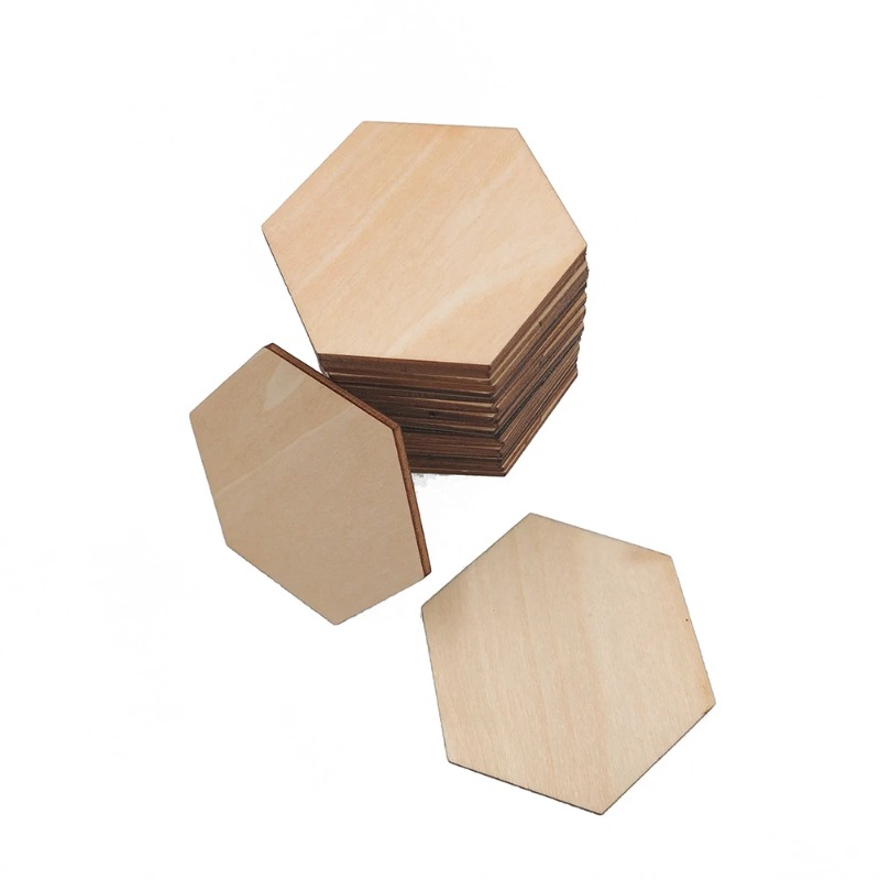 10-120mm 나무 육각형 블랭크 슬라이스 미완성 목 - Christmas Craft Embellishment 리뷰 및 가격
