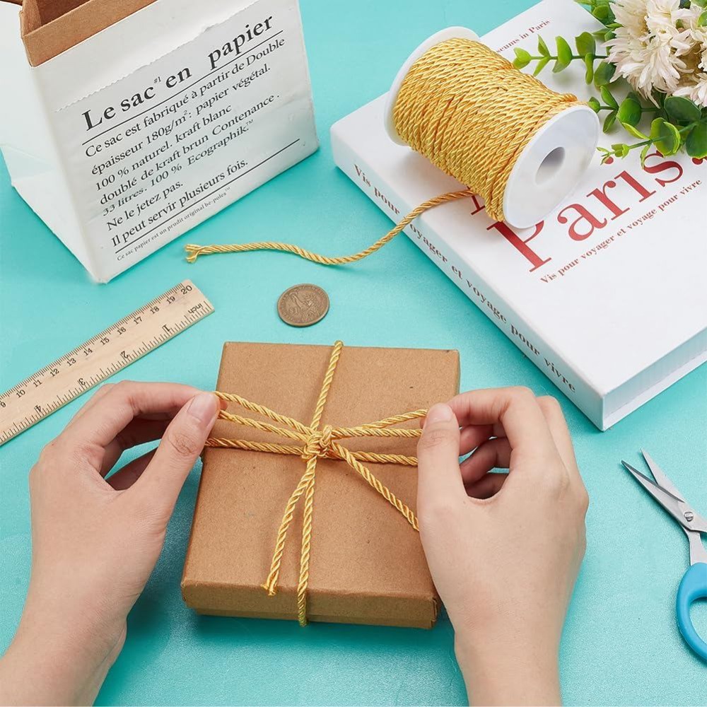 1롤 32야드 꼬임끈 트림 3겹 3mm 폴리에스터 실크 - Cord Trim Twisted 리뷰 및 가격