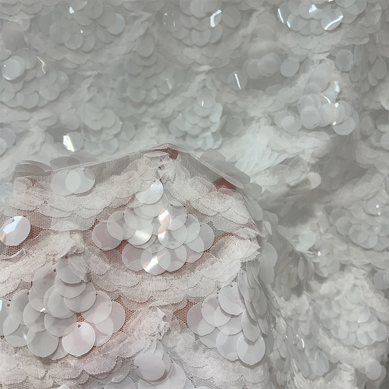 메쉬 베이스 천 시퀸 자수 원단 라운드 비즈 시퀸 레이 - Crystal Mesh Fabric 리뷰 및 가격