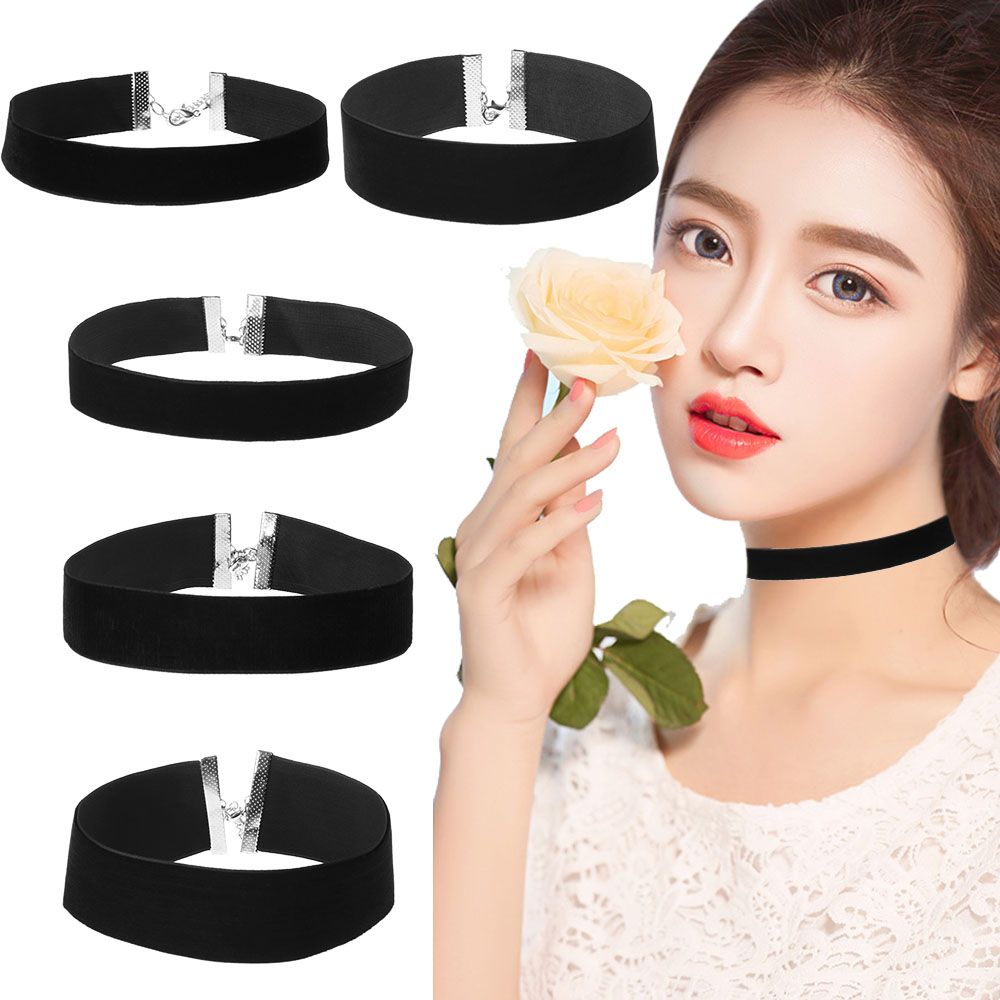 클래식 빈티지 벨벳 초커, 우아한 와이드 엣지 블랙 목 - Velvet Ribbon Roll 리뷰 및 가격