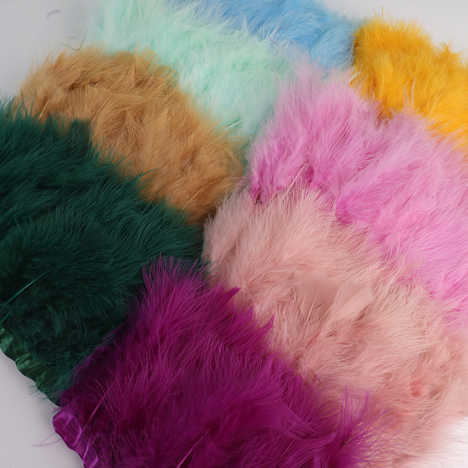 10미터 천연 터키 마라부 깃털 장식 리본 깃털 프린지 - Feather Trim Marabou 리뷰 및 가격