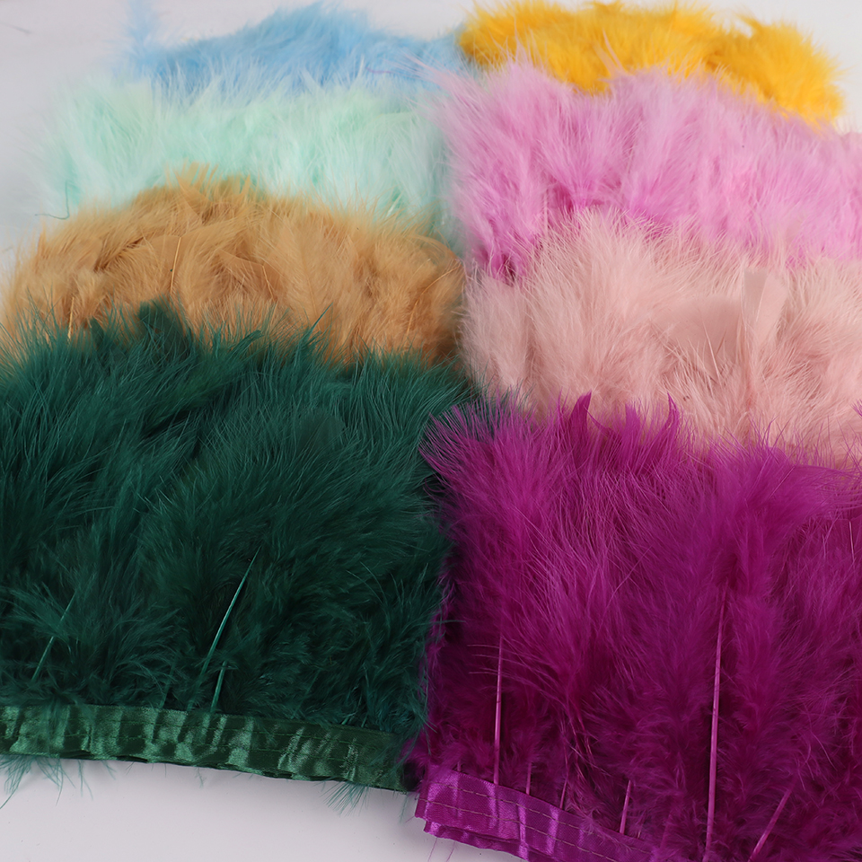 10미터 천연 터키 마라부 깃털 장식 리본 깃털 프린지 - Feather Trim Marabou 리뷰 및 가격