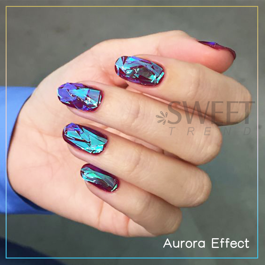 8pcs 홀로그램 오로라 필름 네일 유리 포일 반짝 이 - Glitter Vinyl Roll 리뷰 및 가격