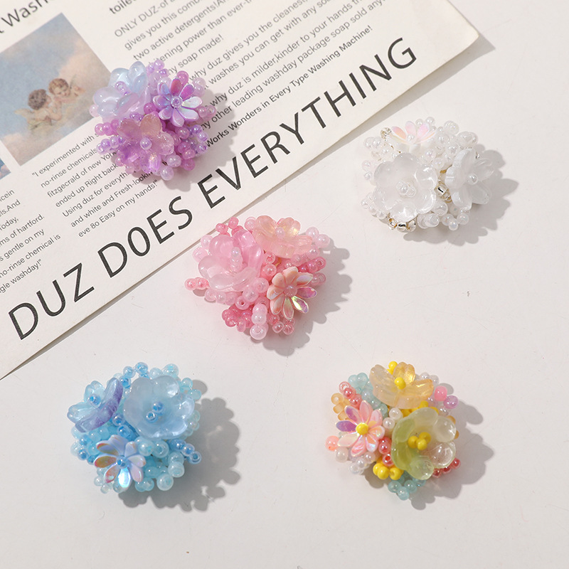 2pcs 의류용 크리스탈 꽃 패치 절묘한 크리스탈 비즈 - Applique Patch Flower 리뷰 및 가격