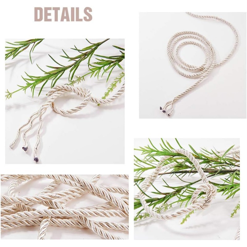 약 50 피트 공예 나일론 로프 5mm 3 플라이 트위 - Cord Trim Twisted 리뷰 및 가격